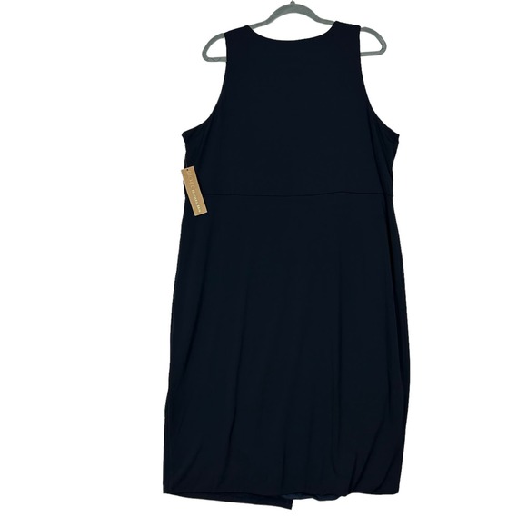 Rachel Rachel Roy Curvy Collection True Navy Sleeveless Dress 2XL - Picture 2 of 7